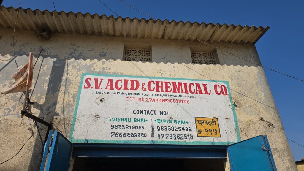 SV Acid And Co. Vasai Branch